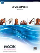 A Quiet Peace Orchestra sheet music cover